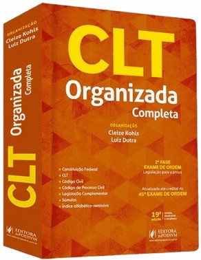 Clt Organizada - 45º Exame De Ordem - Brochura