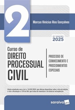 Curso De Direito Processual Civil - Processo De Conhecimento - Vol.2 - 21ª Edicao 2025