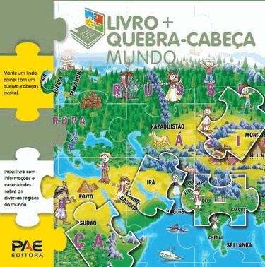 Livro + Quebra-Cabeca - Mundo