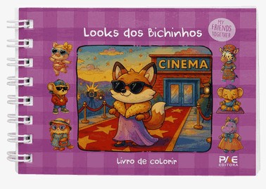 Looks Dos Bichinhos - Livro De Colorir