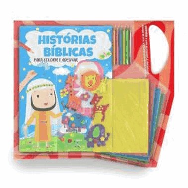 Historias Biblicas - Para Colorir E Adesivar