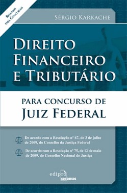 Direito Financeiro E Tributario Para Concurso De Juiz Federal