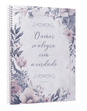 Caderno De Fe - Floral