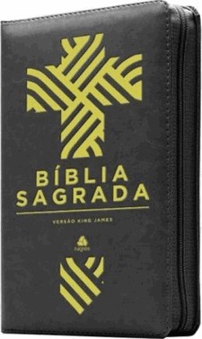 Biblia Sagrada King James Com Ziper - Preta