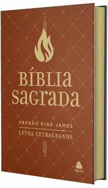 Biblia Sagrada King James - Letra Extra Grande - Marrom