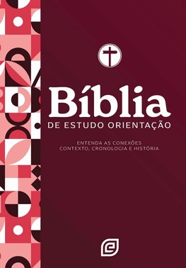 Biblia De Estudo Orientacao - Capa Red Minimal - Versao Nvi 2001 (Nova Versao Internacional 2001)
