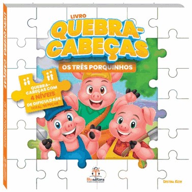Quebra-Cabeca Os Tres Porquinhos