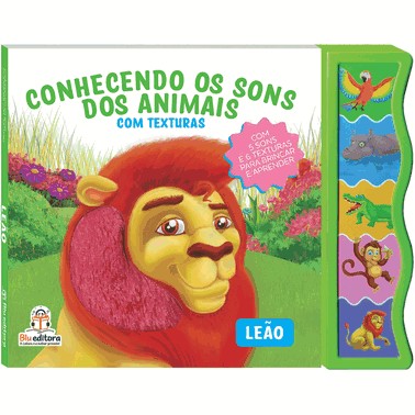 Conhecendo Os Sons Dos Animais Com Texturas: Leao