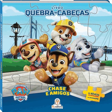 Livro Quebra-Cabeça Grande - Chase E Amigos