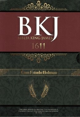 Biblia King James 1611 - Com Estudo Holman - Preta