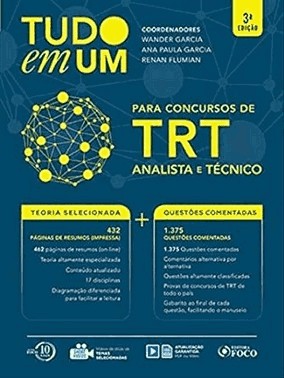 Tudo Em Um: Trt: Analista E Tecnico - 3 Ed - 2018