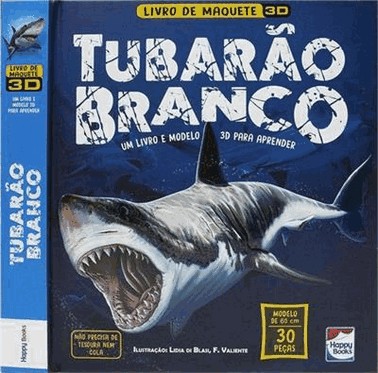 Livro De Maquete 3D - Tubarao Branco