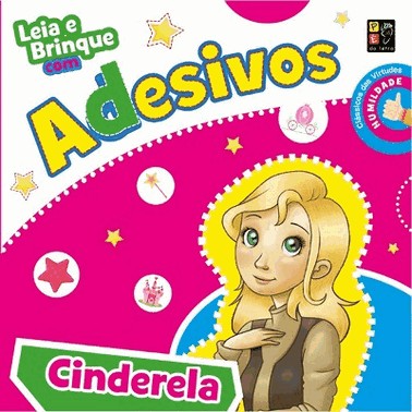 Leia E Brinque Com Adesivos  Cinderela