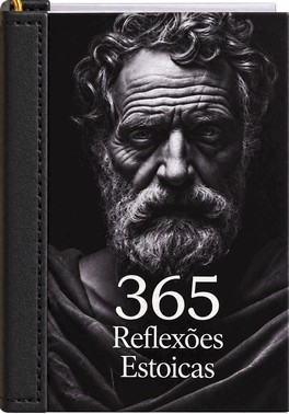Book Charm - 365 Reflexões Estoicas - Livro Chaveiro