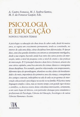 Psicologia E Educacao - Novos E Velhos Temas