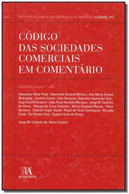 Codigo Das Sociedades Comerciais Em Comentario - Vol. I