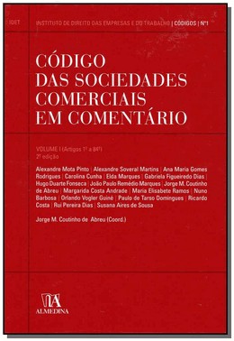 Codigo Das Sociedades Comerciais Em Comentario - Vol. I - 2 Ed