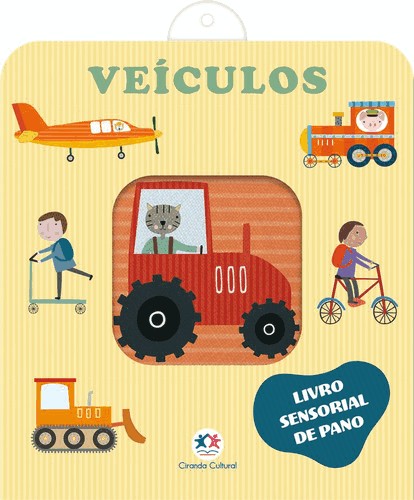 Veiculos - Livro Sensorial De Pano Para Bebes Veiculos - Livro Sensorial De Pano Para Bebes