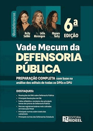 Vade Mecum Da Defensoria Publica - 06Ed/26