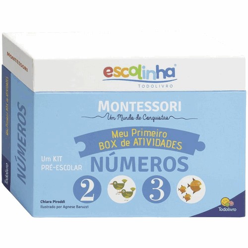 Escolinha Montessori - Meu Primeiro Box de Atividades: Numero Escolinha Montessori - Meu Primeiro Box de Atividades: Numero