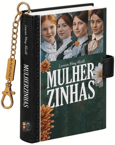 Book Charm - Mulherzinhas - Livro Chaveiro