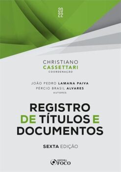 Registro De Titulos E Documentos - 6 Ed