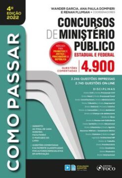 Como Passar Em Concursos De Ministerio Publico - Estadual E Federal - 4 Ed
