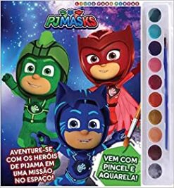 Pj Masks - Para Pintar Com Aquarela