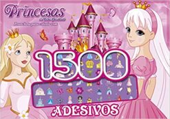 Princesas - Prancheta Para Colorir Com 1500 Adesivos