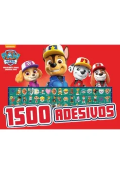 Patrulha Canina - Prancheta Para Colorir Com 1500 Adesivos
