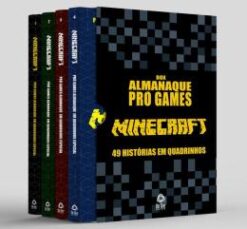 Box - Pro Games Almanaque Em Quadrinhos - Minecraft - Com 4 Livros