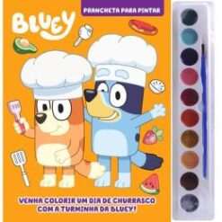 Bluey - Prancheta Para Pintar Com Aquarela