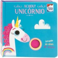 Esconde-Esconde Com Feltros - Achou! Unicornio