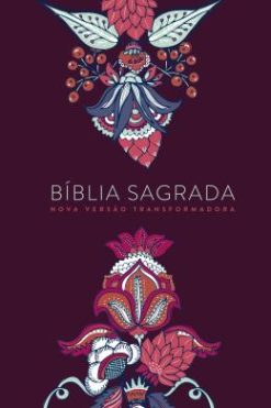 Biblia Nvt Letra Grande - Indian Flowers Vinho: Capa Soft Touch