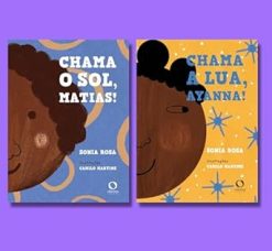 Kit Literatura Afro Afetiva - Chama O Sol, Matias + Chama A Lua, Ayanna