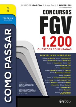 Como Passar Em Concursos Fgv - 1200 Questoes Comentadas - 03Ed/25