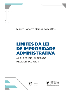 Limites Da Lei De Improbidade Administrativa - 07Ed/25