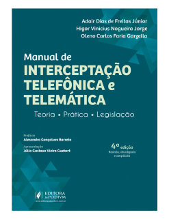 Manual De Interceptacao Telefonica E Telematica - 04Ed/25