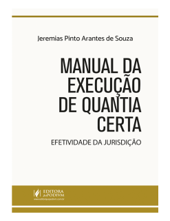Manual Da Execucao De Quantia Certa - 01Ed/25