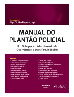 Manual Do Plantao Policial - 02Ed/25