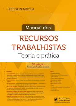 Manual Dos Recursos Trabalhistas - Teoria E Pratica - (09Ed/25)